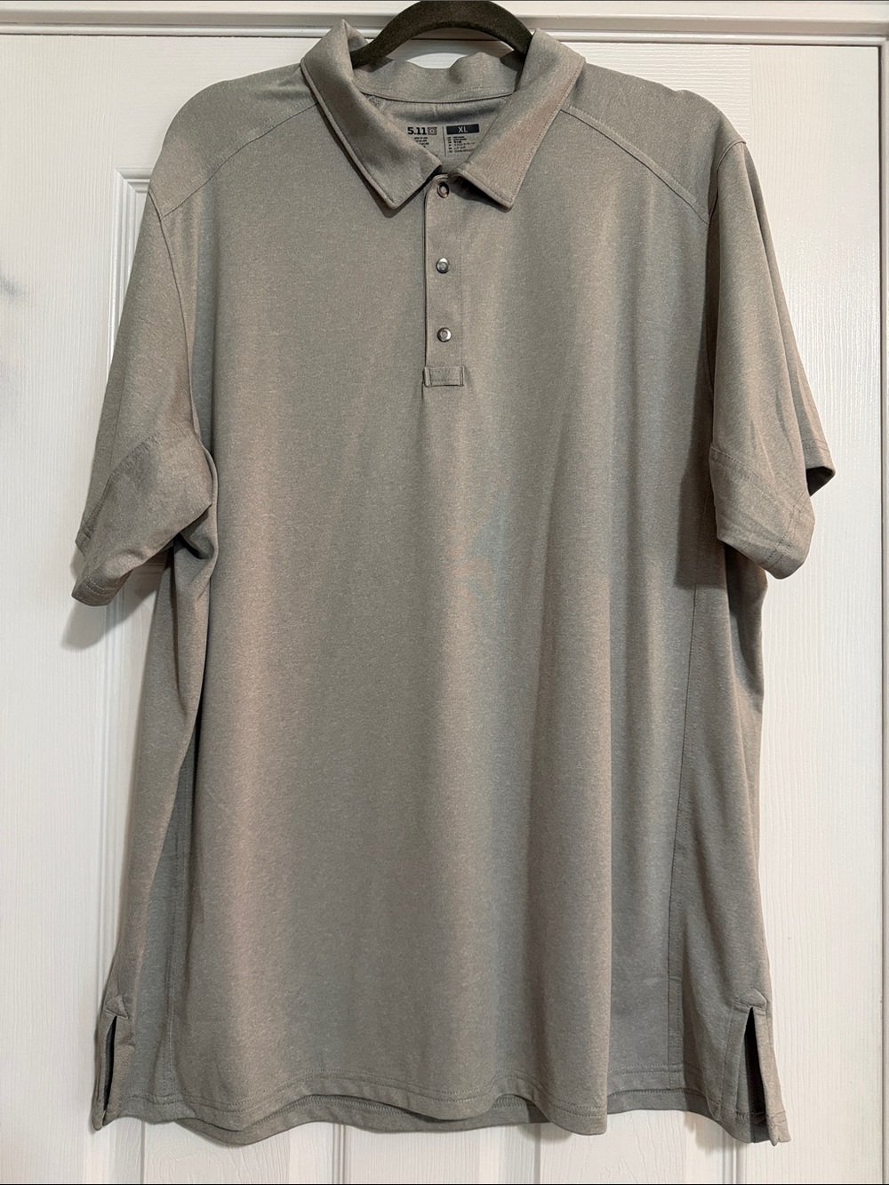 5.11 Tactical Men's Light Gray Polo Performance Shirt